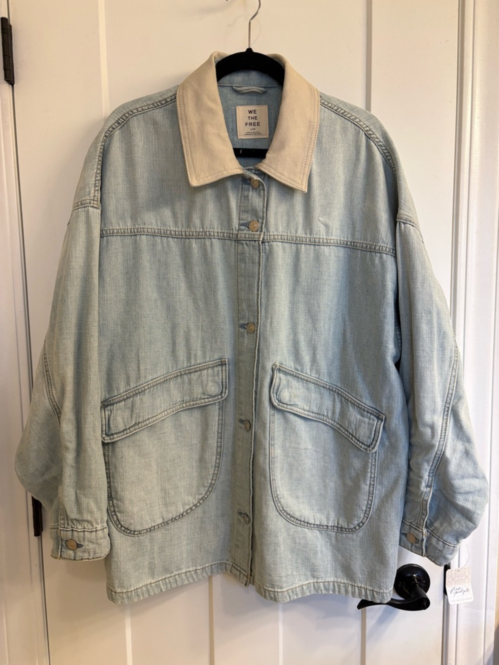 NWT We The Free Lemon Denim Jacket - Picture 6 of 16